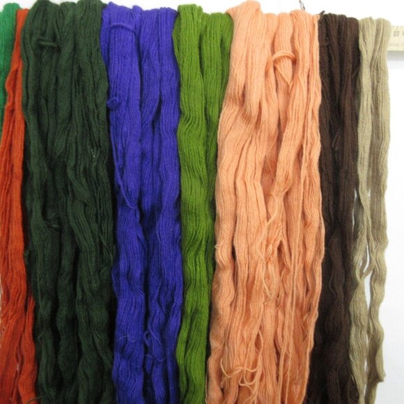 4.3+ Pound Lot 4 Ply Wool Yarn 8 Skeins Plus 10 -  30" Lengths Weights-SEE DESC - Picture 4 of 10